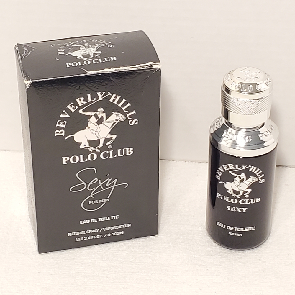 Beverly Hills Polo Club Sexy Eau de Toilette Spray for Men 3.4 oz / 100ml New
